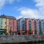 Batiments colorés Irlandais à Cork